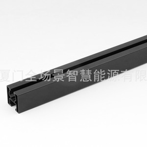Système de montage solaire 40x40 rail noir galvanisé à chaud pour l'installation de panneaux solaires - Product Image 2
