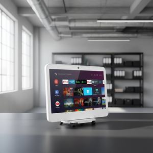 21.5 Inch White <b>Portable</b> Smart <b>TV</b> Android 15 HD1080 Touch Screen 6GB 128GB 15000mAh Built-in Camera OEM ODM <b>Portable</b> Interactive - Product Image 6