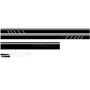 5 pegatinas de vinilo con rayas de carreras para capó y espejos retrovisores de coche, calcomanías deportivas para carrocería de automóviles, accesorios de bricolaje para coches. - Product Image 6