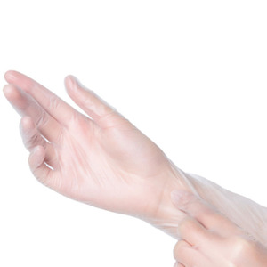 Inco <b>Vinyl</b> Disposable Powder Free Gloves Full Texture Smooth Non Sterile Food Processing One Time Use - Product Image 1