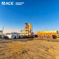 Planta de Asfalto Móvil MAP60 de 60t/h del Grupo ACE, la Más Vendida en África, con Bomba, para la Construcción de Carreteras Rurales en Nigeria y Kenia