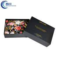 Caja de Regalo con Tapa y Base Impresas en Dorado CMYK, Caja de Empaque para Bombas de Baño o Productos para el Cuidado de la Piel