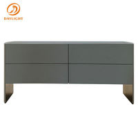 Buffets en bois salon armoire de rangement gris luxe Buffet armoire Buffet moderne côté armoire Buffet Table meubles