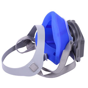 Masker Gas pelindung <span class=keywords><strong>Respirator</strong></span> Kimia, masker untuk mengecat menggunakan warna biru Anti debu - Product Image 2