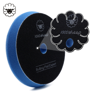 Venta caliente 6 "forma cónica azul encerado/sellador/esmalte pulido fino almohadilla de pulido OEM detalles de automóviles para carrocerías de automóviles - Product Image 3