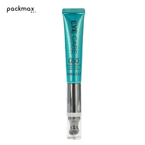 Tube de crème pour les yeux personnalisé de 20 ml avec masseur, applicateur de sérum cosmétique, emballage en tube PE antioxydant - Product Image 1