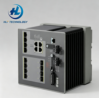 IE-4000-8GS4G-E IE-4000-8GT4G-E Switch Industri Terkelola Lapisan 3 8 Port Gigabit SFP RJ45 Switch Jaringan Tangguh untuk Rel DIN