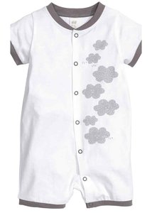 Combinaison-pyjama à manches courtes pour bébés et enfants, vêtements d'été bio - Product Image 4