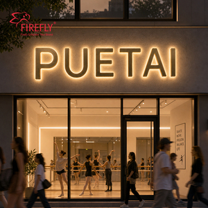 Letras 3D Personalizadas de Acero Inoxidable con Retroiluminación LED, Letras de Canal Iluminadas para Montaje en Pared Exterior, Letrero Comercial - Product Image 4