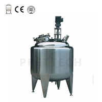 Réservoir de mélange chimique vertical d'acier inoxydable 5000L SUS304