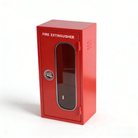 Armoire en plastique pour extincteur, boîte de rangement pour extincteur DCP, porte simple