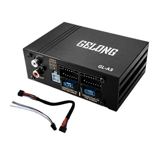 Junsun DSP Car Audio Processor 4*80W for Android Radio Stereo Amplifier HIFI Speakers Improve Subwoofer Plug and Play