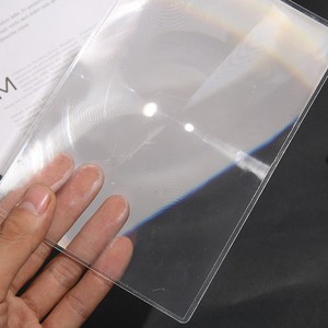 PVC 180x120 Magnifying Glass Full Page Reading Card Transparent Film Bookmark For Books Newspapers - Product Image 4