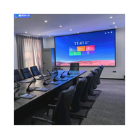 Écran LED fixe intérieur, mur vidéo pour salle de conférence, 3840Hz, couleur pleine, haute définition, raccordement sans soudure