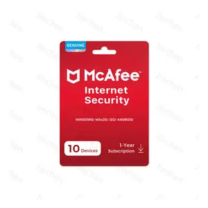 Online 1-Jahres-Abonnement 10-Geräte-Sende-Schlüssel Antivirus-Software für McAfee Internet Security 2022