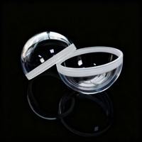 Dôme optique de haute précision en verre saphir pour fenêtre de protection de caméra, OEM ODM personnalisé