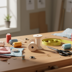 Bobine in Legno Ilan 30x50 mm, 2 Pezzi per Cucito e Artigianato - Product Image 2