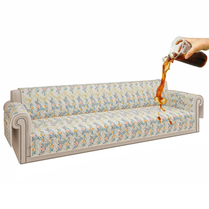 Funda de Repuesto para Sofá de 3 Plazas con Diseño Floral, Antideslizante, Lavable, para Uso en Hoteles, Protector de Muebles Duradero - Product Image 1
