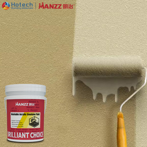 Peinture murale intérieure haute couvrance, lavable, <span class=keywords><strong>anti</strong></span>-<span class=keywords><strong>moisissure</strong></span>, qualité professionnelle, peinture acrylique à l'émulsion pour murs, finition durable - Product Image 1