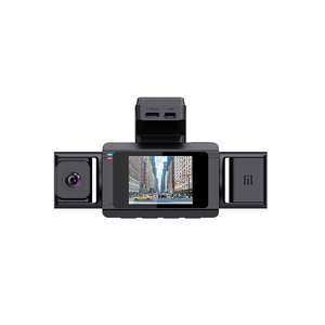 กล้องติดรถยนต์แบบ 3 ช่องทาง ความละเอียด 1080p รุ่นปี 2022 พร้อมเลนส์คู่ กล่องดำบันทึกภาพ รองรับ MicroSD GPS มองเห็นในเวลากลางคืน หน้าจอสัมผัสขนาด 3.0 นิ้ว - Product Image 5