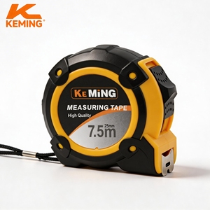 Ruban à mesurer rétractable de haute précision avec logo personnalisé, vente en gros de l'usine Keming, règle à mesurer de haute précision très vendue - Product Image 1