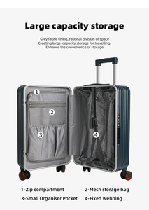 Ofertas de valor inmejorable Maleta de aluminio Equipaje Bolsa de equipaje Mochila de viaje Equipaje de estilo deportivo Equipaje de maletero - Product Image 4