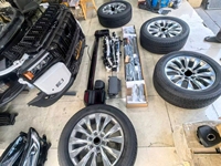 Pare-chocs avant complet pour Toyota Prado 2025, pare-chocs avant d'origine d'occasion avec phares, calandre, radiateur pour pièces de carrosserie de voiture Prado