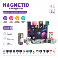 Bloques Magnéticos de Cohetes Espaciales, Juguete Educativo STEM de Construcción, Set de Construcción Aeroespacial, Distribuidor de Juguetes al por Mayor