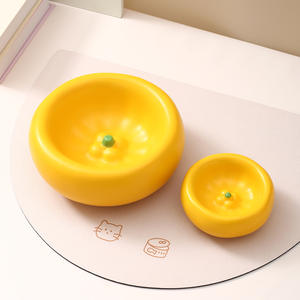 2025 nouveau Design motif solide surélevé chat et <span class=keywords><strong>chien</strong></span> plat bol élégant en céramique mangeoire pour animaux de compagnie avec large bouche <span class=keywords><strong>surélevée</strong></span> chat bol de nourriture - Product Image 6