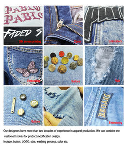 Nouvel arrivage de <span class=keywords><strong>jeans</strong></span> taille haute personnalisés <span class=keywords><strong>jeans</strong></span> déchirés à jambes larges et droites pour femmes mode <span class=keywords><strong>jeans</strong></span> baggy décontractés pantalon en denim bleu pour femmes - Product Image 6