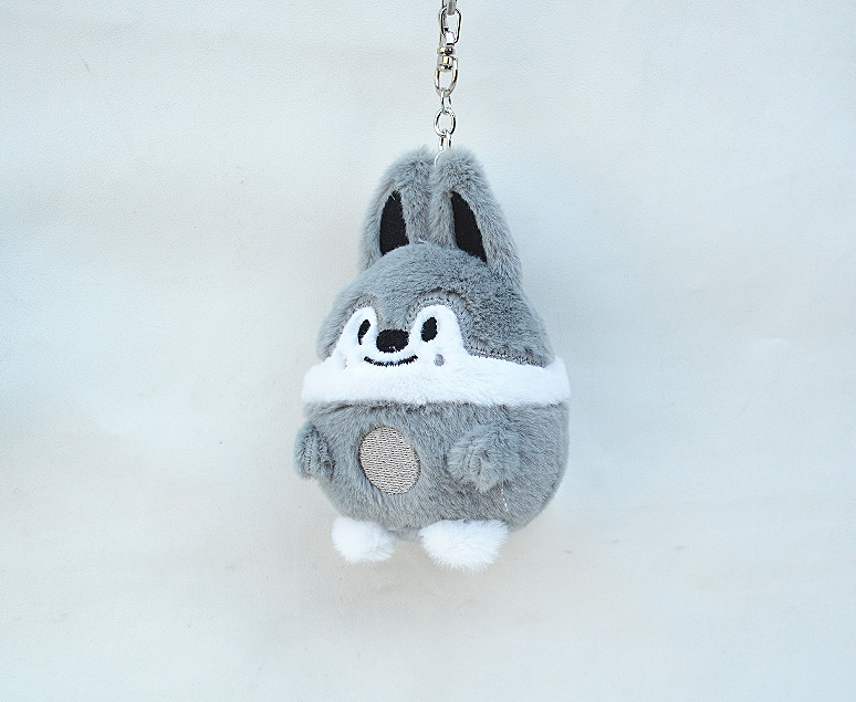 Porte-clés œuf de loup gris Skz-8 cm