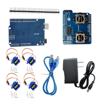 Kit de bras robotique éducatif en acrylique OKY1080 avec pince pour les amateurs d'électronique et les étudiants