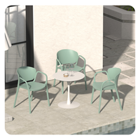 Beauté Chaise en plastique stable de pp dinant des chaises pour pour la table à manger