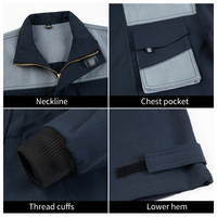 Combinaisons de travail personnalisées, résistantes à l'usure, uniformes, salopettes, vêtements de travail, veste et pantalon pour hommes, vêtements de travail pour la construction