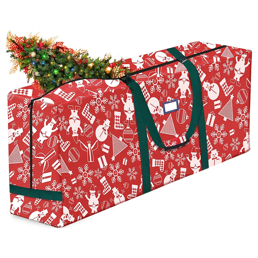 Bolsa de almacenamiento impermeable para decoraciones, bolsa de almacenamiento para árbol de Navidad, resistente al agua, venta al por mayor
