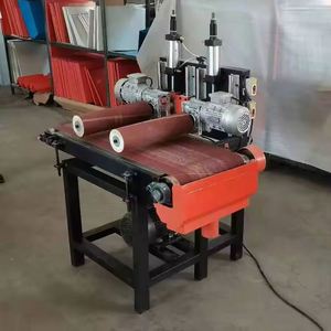 Machines à bois : Ponceuse à tambour à double rouleau, ponceuse à bande, machine à poncer le bois pour polissage et meulage, ponceuse à bande multifonctionnelle - Product Image 5