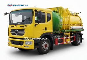<span class=keywords><strong>Camion</strong></span> de recyclage des déchets alimentaires Dongfeng D9 10 CBM, Cummins 195HP, 4x2, manuel, diesel, grand réservoir rond - Product Image 5