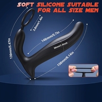 Vibrateur anal électrique étanche télécommandé pour hommes, masseur de prostate