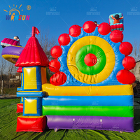 WINSUN-Château de videurs gonflables portables personnalisés en PVC pour enfants, souffleur de maison gonflable pour sauter à des fins commerciales, location de fêtes