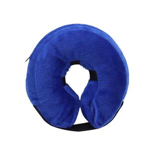 ปลอกคอสุนัขแบบเป่าลมคุณภาพสูงสำหรับป้องกันคอ ปลอกคอฟื้นฟูสัตว์เลี้ยง ปลอกคอทรงกรวยแบบเป่าลม - Product Image 4