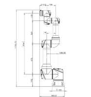 Bras robotisé collaboratif haute performance Elite ES618 18 kg avec portée de 954 mm pour le soudage et l'entretien des machines