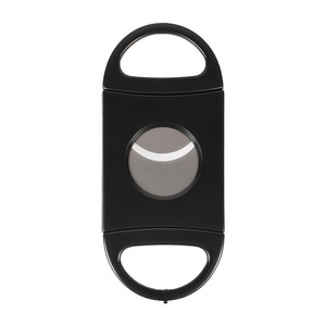 Double Blade Plastic Cigar <b>Cutter</b> Square Shape Stainless Steel Blades Portable For Cigar Accessories - Product Image 3