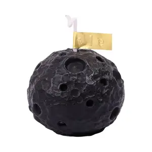 卸売シニアクリエイティブアロマセラピーキャンドル月メテオライト球形フレグランスギフトボックス大豆ワックスボール装飾品コンパニオンギフト