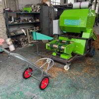 Mini Presse à Balles Rondes Moteur Diesel pour Paille de Riz, Ensilage de Maïs et Herbe de Luzerne – Prix de la Machine à Emballer les Rouleaux de Foin