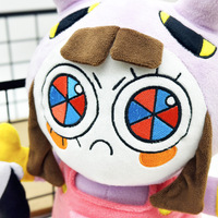 Logo personnalisé Maid Jax Jax-Suit Pomni Disappearing Guy Peluche jouet l'incroyable cirque numérique peluche poupées dessin animé oreiller