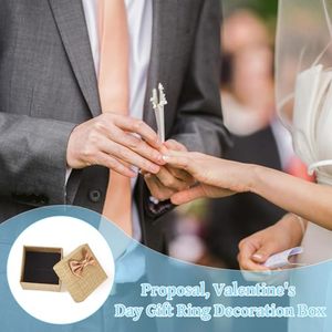 Kotak Penyimpanan Perhiasan Kardus Premium dengan Pola Timbul - Kemasan Kertas Mewah untuk Gelang Kalung Cincin, Ritel Butik - Product Image 6