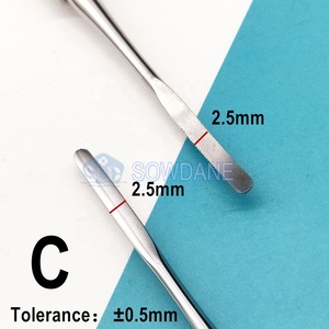 Juego de Periótomos Dentales, Separador de Encías con Dientes de Sierra para Contorneado y Colocación, Herramientas Quirúrgicas Periodontales para Elevación de Perióstico - Product Image 4