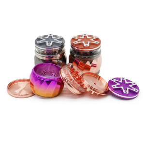 Molino de Hierbas Hexagonal en Forma de Estrella, de Metal y Aleación de Zinc, Accesorios para Fumadores, con Logotipo Personalizado - Product Image 2