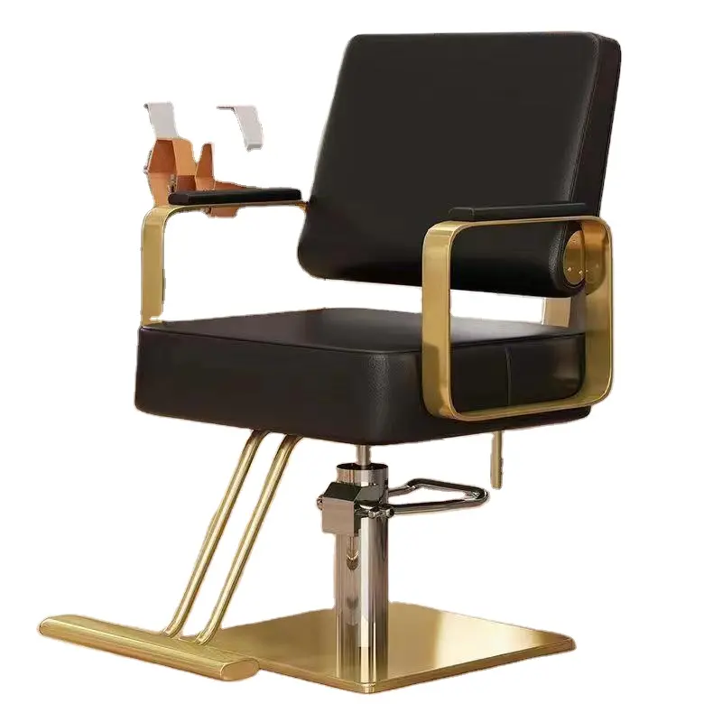 Chaise de salon de coiffure moderne Tabouret spécial pour salon de coiffure Ascenseur de chaise pour couper les cheveux Soins des pieds