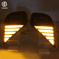 Feu antibrouillard LED drl avec clignotant, 2 pièces, pour Toyota Highlander 2020, 2021